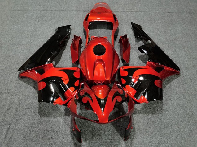 2003-2004 Gloss Deep Orange Honda CBR600RR Fairings 2003-2004 Gloss Deep Orange Honda CBR600RR Fairings
