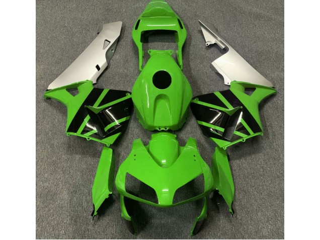 2003-2004 Gloss Green & Matte Silver Honda CBR600RR Fairings 2003-2004 Gloss Green & Matte Silver Honda CBR600RR Fairings