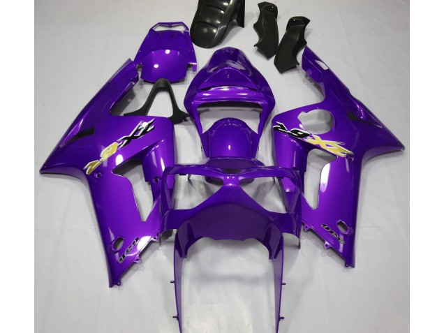 2003-2004 Gloss Purple Kawasaki ZX6R Fairings 2003-2004 Gloss Purple Kawasaki ZX6R Fairings