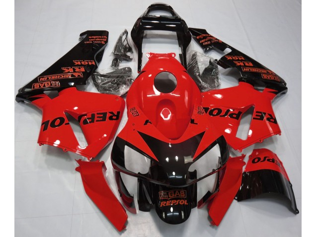 2003-2004 Gloss Red Repsol Honda CBR600RR Fairings