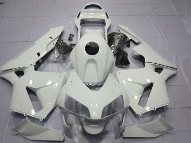 2003-2004 Gloss White Plain Honda CBR600RR Fairings
