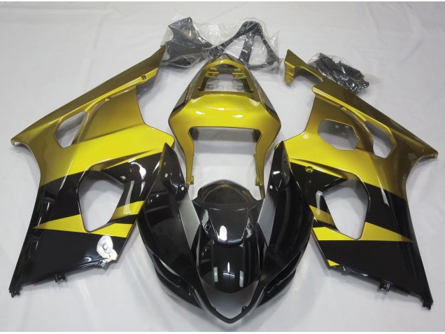 2003-2004 Gloss Yellow & Black Suzuki GSXR 1000 Fairings 2003-2004 Gloss Yellow & Black Suzuki GSXR 1000 Fairings