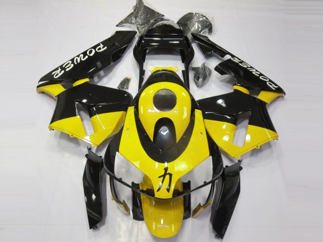 2003-2004 Gloss Yellow Power Honda CBR600RR Fairings