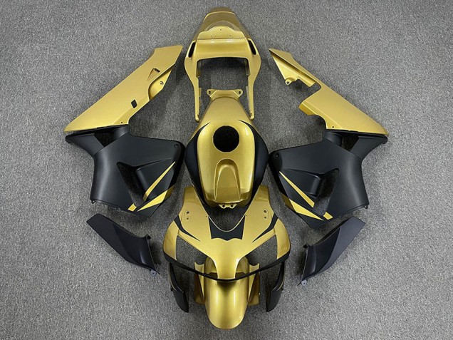 2003-2004 Gold & Matte Black Honda CBR600RR Fairings 2003-2004 Gold & Matte Black Honda CBR600RR Fairings