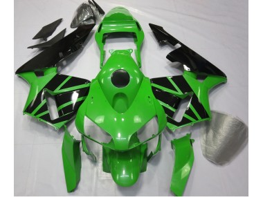 2003-2004 Green Black No Decals Honda CBR600RR Fairings