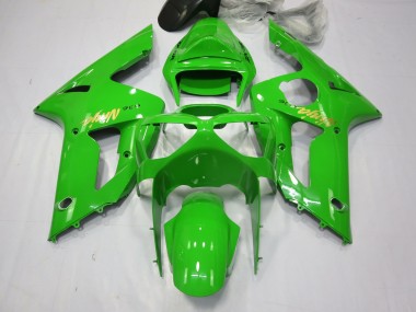 2003-2004 Green Ninja Kawasaki ZX6R Fairings