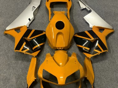 2003-2004 Mustard Yellow & Matte Silver Honda CBR600RR Fairings