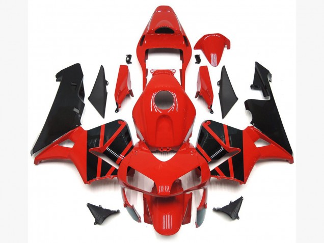 2003-2004 OEM Style Red Black Honda CBR600RR Fairings