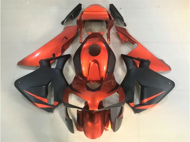 2003-2004 Orange and Matte Black Honda CBR600RR Fairings 2003-2004 Orange and Matte Black Honda CBR600RR Fairings