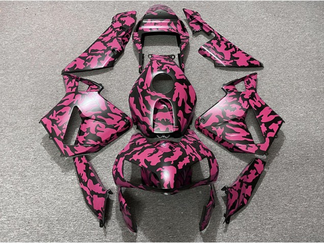2003-2004 Red Camo Honda CBR600RR Fairings