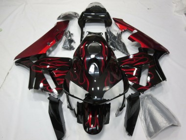 2003-2004 Red Flame Honda CBR600RR Fairings