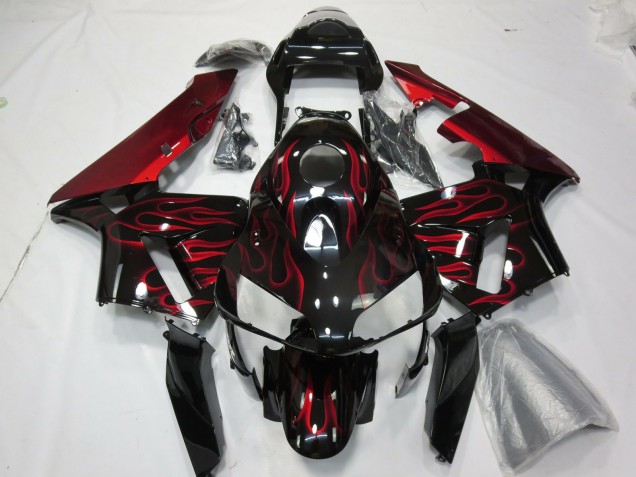 2003-2004 Red Flame Honda CBR600RR Fairings