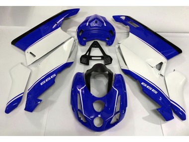 2003-2004 White Blue and Black Ducati 749 999 Fairings
