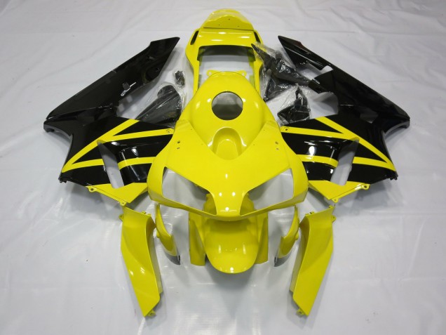 2003-2004 Yellow & Black OEM Style Honda CBR600RR Fairings