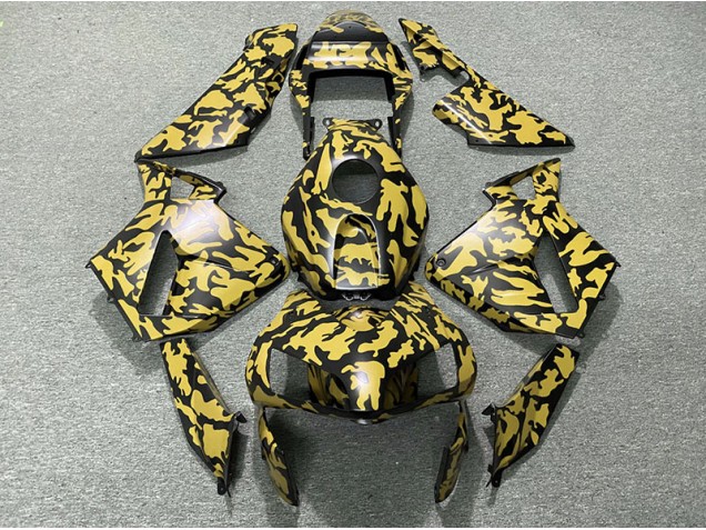 2003-2004 Yellow Camo Honda CBR600RR Fairings