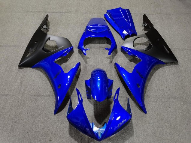 2003-2005 Gloss Blue & Black Yamaha R6 Fairings