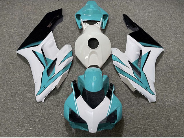 2004-2005 Cyan White and Black Gloss Honda CBR1000RR Fairings 2004-2005 Cyan White and Black Gloss Honda CBR1000RR Fairings