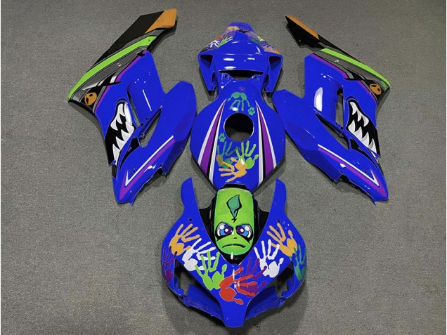 2004-2005 Dark Blue Shark Honda CBR1000RR Fairings 2004-2005 Dark Blue Shark Honda CBR1000RR Fairings