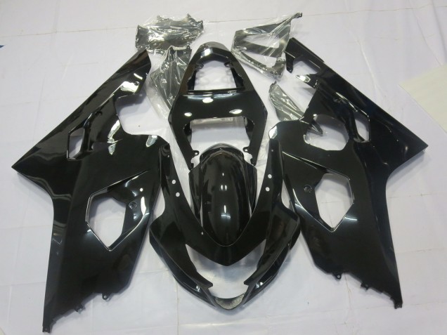 2004-2005 Gloss Black Suzuki GSXR 600-750 Fairings 2004-2005 Gloss Black Suzuki GSXR 600-750 Fairings