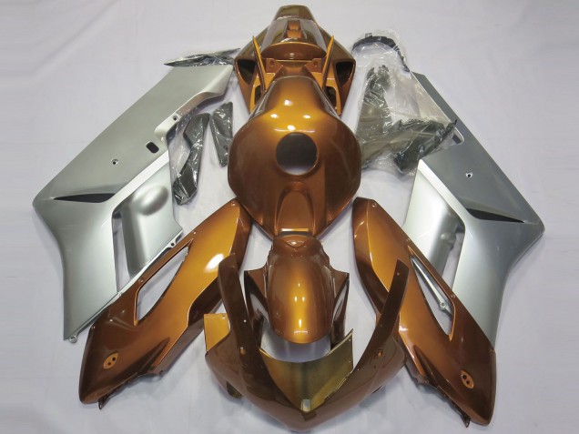 2004-2005 Gloss Orange and Silver Honda CBR1000RR Fairings 2004-2005 Gloss Orange and Silver Honda CBR1000RR Fairings
