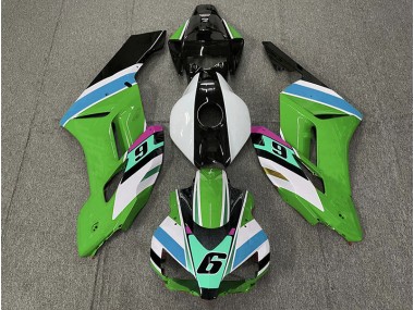 2004-2005 Green 6 Honda CBR1000RR Fairings