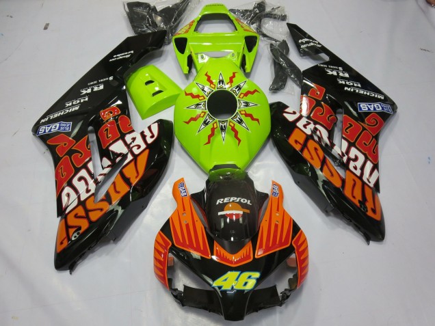 2004-2005 Lime Rossi Honda CBR1000RR Fairings 2004-2005 Lime Rossi Honda CBR1000RR Fairings