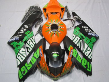 2004-2005 Lime Rossi Matte Honda CBR1000RR Fairings