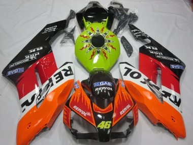 2004-2005 Lime Rossi Repsol Honda CBR1000RR Fairings