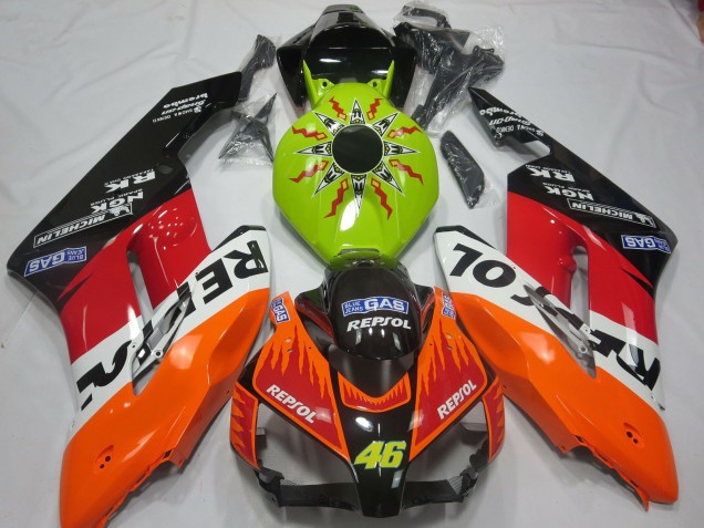 2004-2005 Lime Rossi Repsol Honda CBR1000RR Fairings 2004-2005 Lime Rossi Repsol Honda CBR1000RR Fairings
