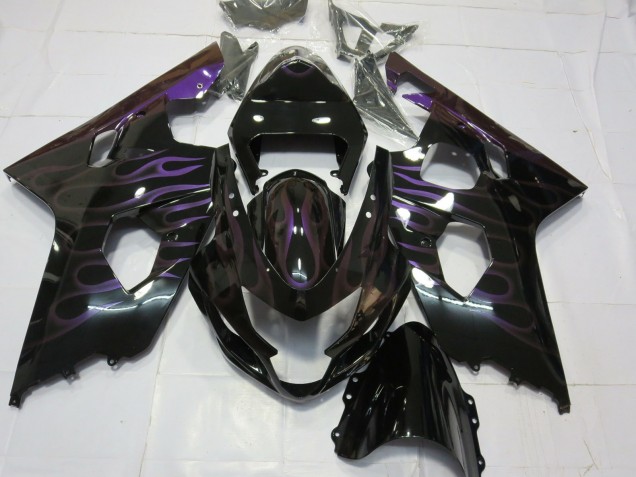 2004-2005 Purple Flame Suzuki GSXR 600-750 Fairings 2004-2005 Purple Flame Suzuki GSXR 600-750 Fairings