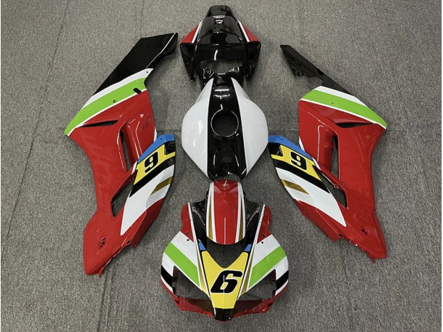 2004-2005 Red 6 Honda CBR1000RR Fairings 2004-2005 Red 6 Honda CBR1000RR Fairings