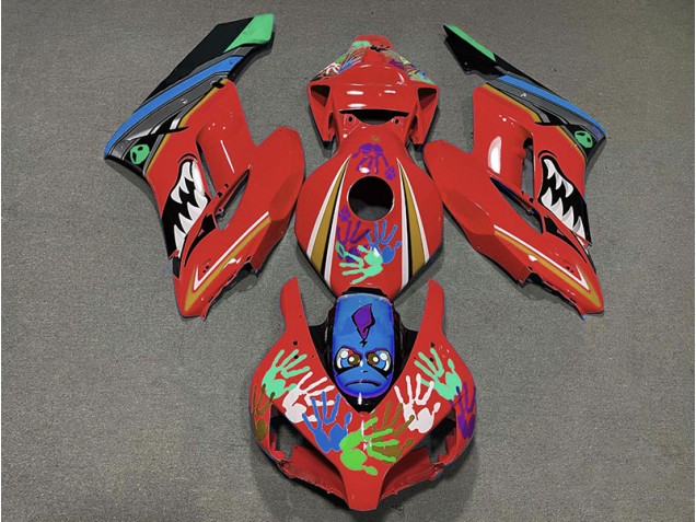 2004-2005 Red Shark Honda CBR1000RR Fairings 2004-2005 Red Shark Honda CBR1000RR Fairings