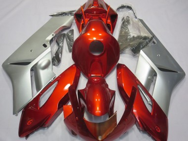 2004-2005 Red Silver Honda CBR1000RR Fairings