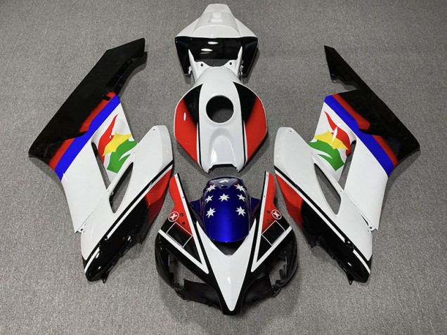 2004-2005 Red and Blue Flag Honda CBR1000RR Fairings 2004-2005 Red and Blue Flag Honda CBR1000RR Fairings