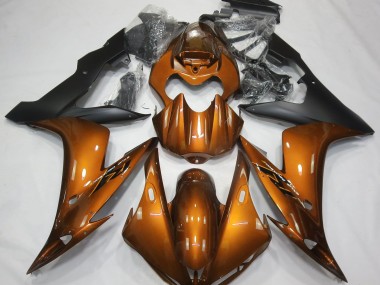 2004-2006 Gloss Orange & Black Yamaha R1 Fairings