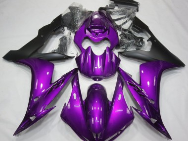 2004-2006 Gloss Purple & Black Yamaha R1 Fairings