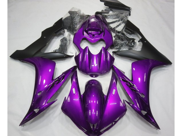 2004-2006 Gloss Purple & Black Yamaha R1 Fairings 2004-2006 Gloss Purple & Black Yamaha R1 Fairings