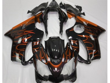 2004-2007 Orange Flame Honda CBR600 F4i Fairings