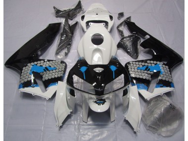 2005-2006 Blue Splatter Honda CBR600RR Fairings