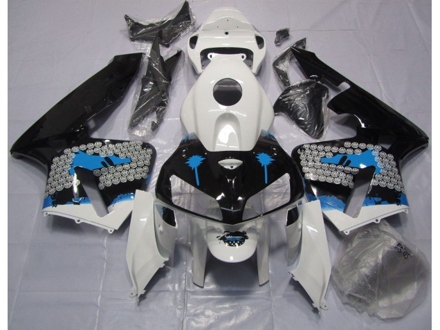 2005-2006 Blue Splatter Honda CBR600RR Fairings 2005-2006 Blue Splatter Honda CBR600RR Fairings