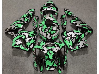 2005-2006 Camo & LIGHT GREEN Honda CBR600RR Fairings