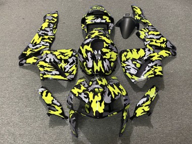 2005-2006 Camo & NEON YELLOW Honda CBR600RR Fairings