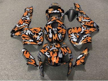 2005-2006 Camo & ORANGE Honda CBR600RR Fairings