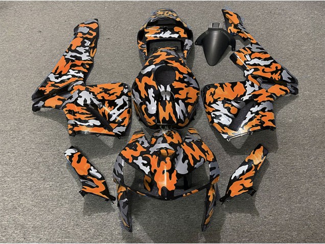 2005-2006 Camo & ORANGE Honda CBR600RR Fairings 2005-2006 Camo & ORANGE Honda CBR600RR Fairings