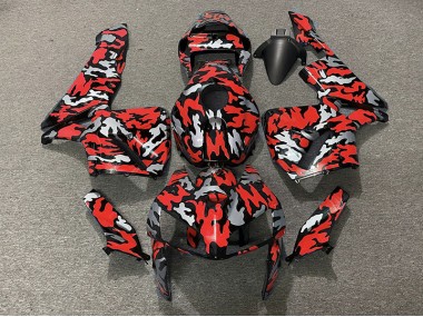 2005-2006 Camo & RED Honda CBR600RR Fairings