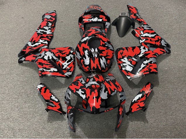 2005-2006 Camo & RED Honda CBR600RR Fairings 2005-2006 Camo & RED Honda CBR600RR Fairings