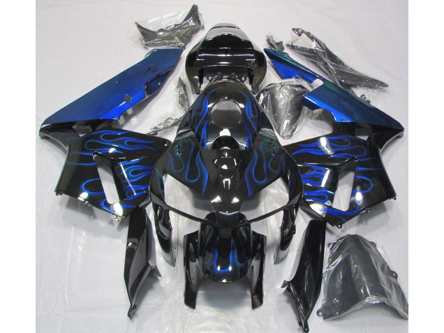 2005-2006 Gloss Blue Flame Honda CBR600RR Fairings 2005-2006 Gloss Blue Flame Honda CBR600RR Fairings