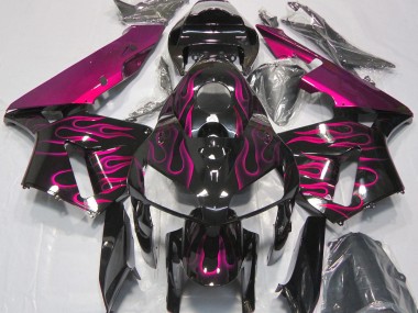 2005-2006 Gloss Pink Flame Honda CBR600RR Fairings