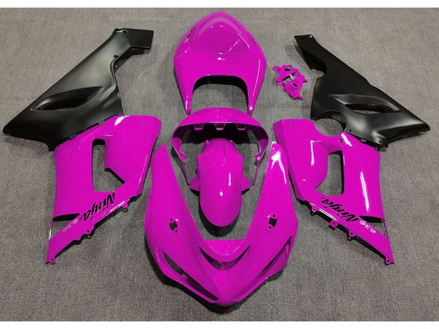 2005-2006 Gloss Pink Kawasaki ZX6R Fairings 2005-2006 Gloss Pink Kawasaki ZX6R Fairings