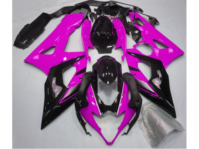 2005-2006 Gloss Pink and Black Suzuki GSXR 1000 Fairings 2005-2006 Gloss Pink and Black Suzuki GSXR 1000 Fairings